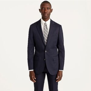 J Crew Ludlow Slim Fit Suit Jacket In Italian Chino Size 36S AT050